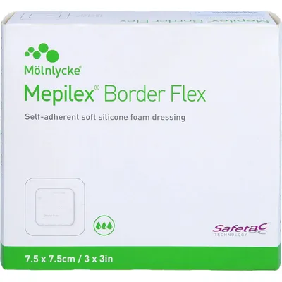 Pansament Mepilex Border Flex 7.5 x 7.5cm, 1 bucata, Molnlycke