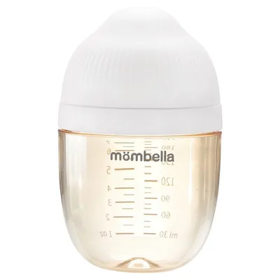 Biberon anticolici PPSU Breast-Like Ivory, 210ml, Mombella