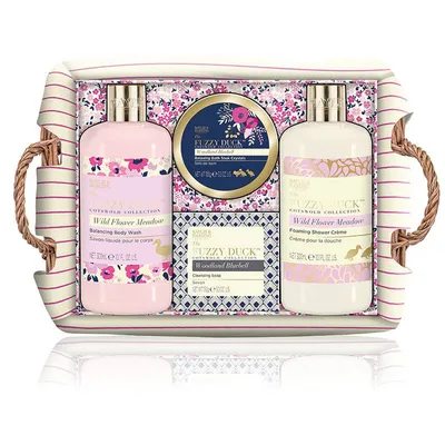 Baylis and Harding Set 4 piese Fuzzy Duck Wild Flower Meadow FDCF18BASKET