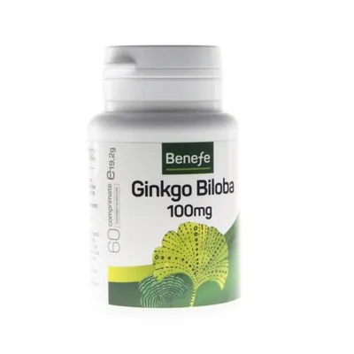 Ginkgo biloba 100mg Benefe, 60 comprimate, Alevia