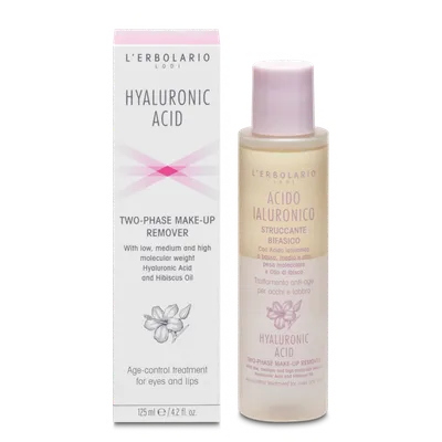 L'Erbolario Demachiant bifazic cu acid hialuronic, 125ml