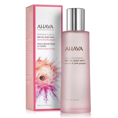 Ulei uscat pentru corp Cactus and Pink Pepper, Deadsea Plants, 100 ml, Ahava
