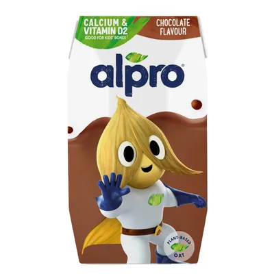 Bautura din soia cu ciocolata pentru copii, 200 ml, Alpro