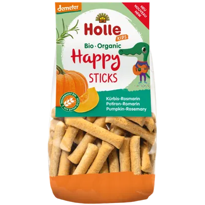Sticksuri cu dovleac si rozmarin, 100g, Holle Baby Food