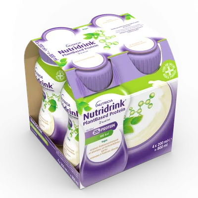 Nutridrink pe baza de plante cu aroma de ananas si cocos, 4 bucati x 200ml, Nutricia