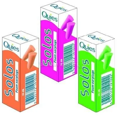 Dopuri de urechi din spuma colorata, 2 bucati, Quies