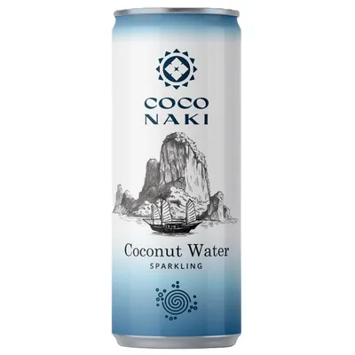 Apa de cocos carbogazoasa, 320 ml, Coconaki