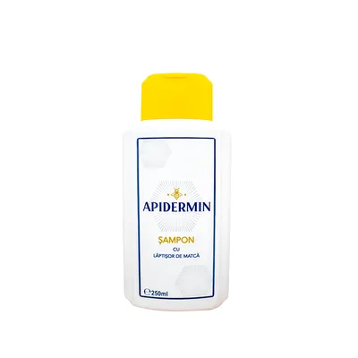 Sampon cu laptisor de matca Apidermin, 250 ml, complex Apicol