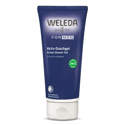 Gel de dus revigorant For Men, 200 ml, Weleda