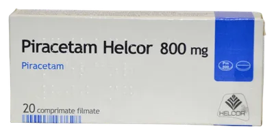 Piracetam HELCOR 800mg x 20compr.film.