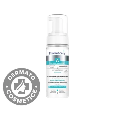 Spuma de curatare ten sensibil & ochi Puri-Sensilium A, 150ml, Pharmaceris