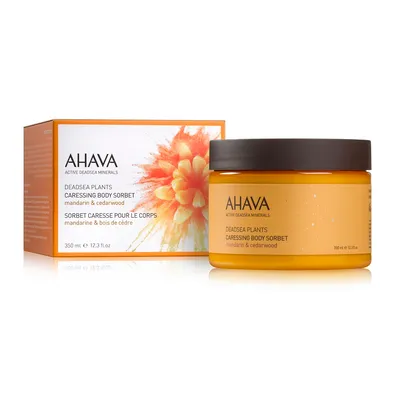 Crema hidratanta de corp pe baza de minerale cu Mandarine si Lemn de Cedru Deadsea Plants 84115066, 350 ml, Ahava