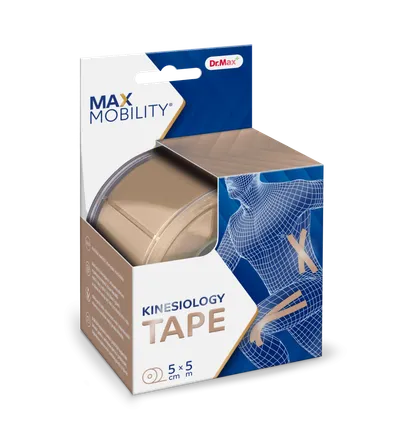Dr. Max Banda Kinesiology Nude 5cm x 5m, 1 bucata