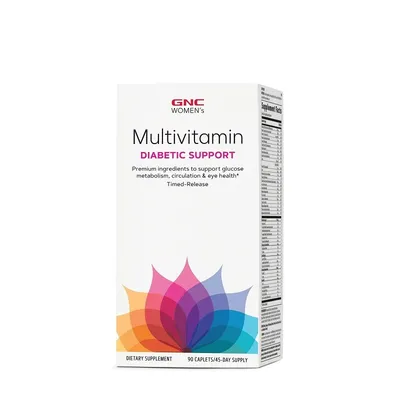 GNC WOMEN'S MULTIVITAMIN DIABETIC SUPPORT 90 TABLETE