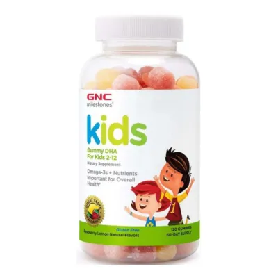 Jeleuri cu Omega 3 DHA, Milestones, 120 jeleuri, GNC
