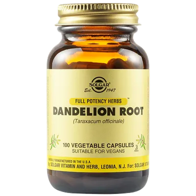 Radacina de papadie, 100 capsule, Solgar
