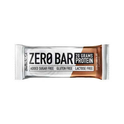 Baton proteic cu ciocolata fara gluten si zahar, 50g, BioTechUSA