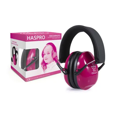 Casti Antifonice pentru Copii HASPRO Kids – Roz