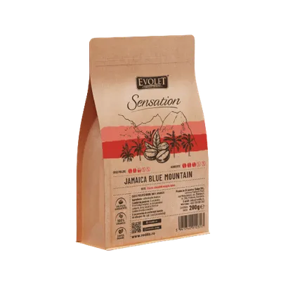 Cafea boabe Jamaica Blue Montain, 200g, Evolet