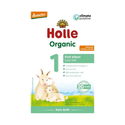 Lapte praf Bio de capra 0 luni+ Formula 1, 400 g, Holle Baby