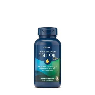 GNC TRIPLE STRENGTH ULEI DE PESTE MINI CAPSULE 60 CAPSULE