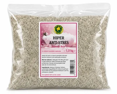 Sare de Baie Anti-Stres, 1500 g, Hypericum