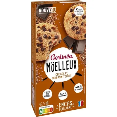 Cookie ciocolata-hrisca, 138g, Gerlinea