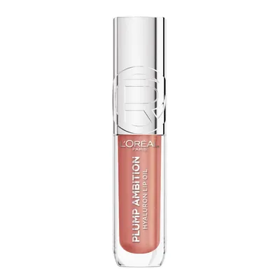 Ulei pentru buze cu efect de volum Plump Ambition Hyaluron 005 Nude Macaron, 5ml, L'Oreal Paris
