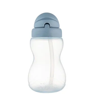 Cana sport cu pai Flip-Top Albastra, 270ml, Canpol babies