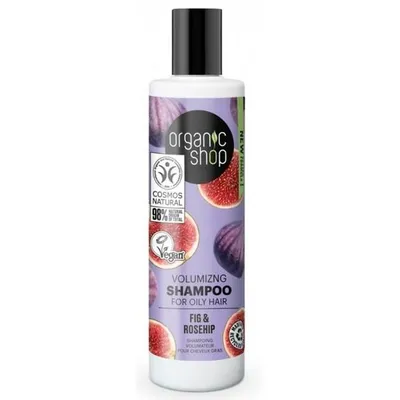 Sampon pentru par gras cu smochine si macese, 280ml, Organic Shop