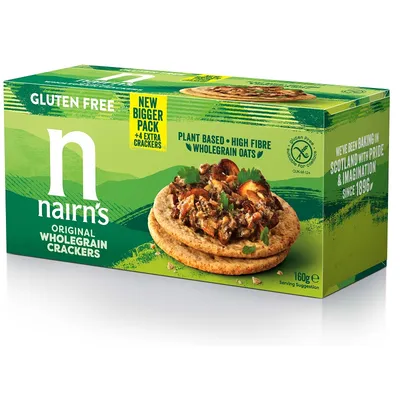 Biscuiti din ovaz integral, 160 gr, Nairns