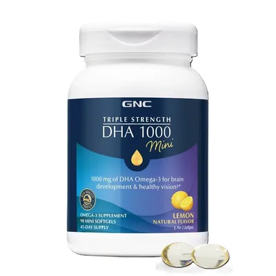 GNC TRIPLE STRENGTH DHA 1000MG 90 CAPSULE