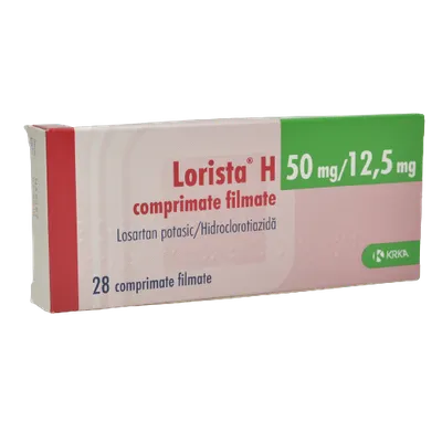 Lorista H 50mg+12.5mg x 2blist x 14compr.film