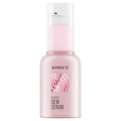 Ser iluminator cu beta-glucan si complex de peptide Glass Skin, 30 ml, Kimoco