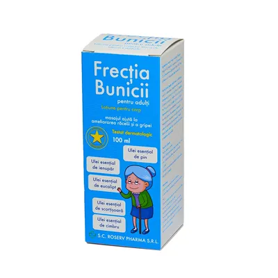 Lotiune pentru corp Frectia Bunicii, 100 ml, Linia Dr.Quinn