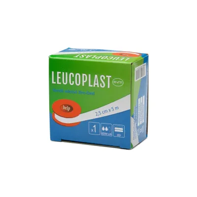 Leucoplast textil 2,5 cm / 5 m, Roval Med