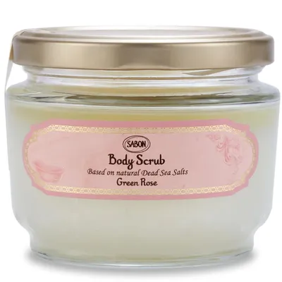 Exfoliant pentru corp Green Rose, 320g, Sabon