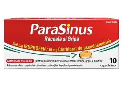 PARASINUS RACEALA SI GRIPA 200MG/30MG 10 CAPSULE MOI