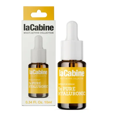 Serum pentru fata cu 5 tipuri de acid hialuronic Multi-bioactive, 10 ml, La Cabine