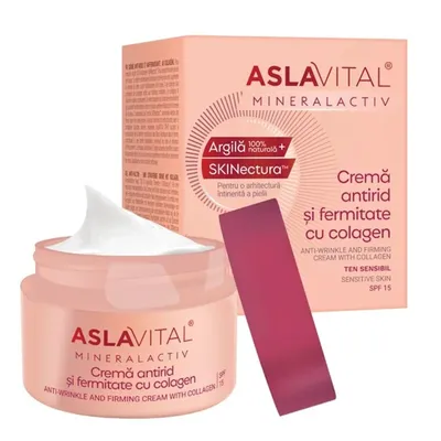 ASLAVITAL CREMA ANTIRID SI FERMITATE FERMA CU COLAGEN 50ML
