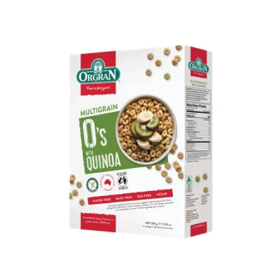 Multicereale pentru micul dejun cu quinoa, 300 grame, ORGRAN