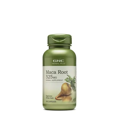 GNC HERBAL PLUS MACA ROOT 525 MG 100 CAPSULE