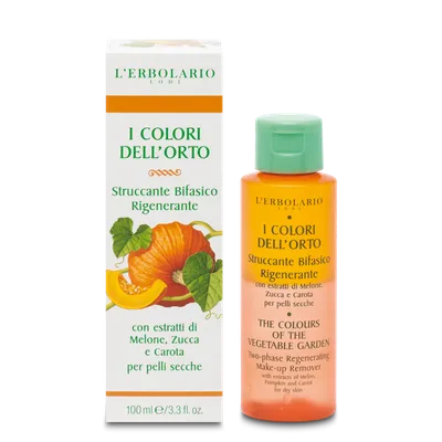 L'Erbolario Demachiant bifazic regenerant Culorile Gradinii, 100ml
