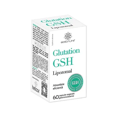 GLUTATION LIPOZOMAL 60 CAPSULE HELCOR