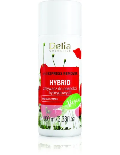 Dizolvant cu acetona hybrid, 100ml, Delia Cosmetics