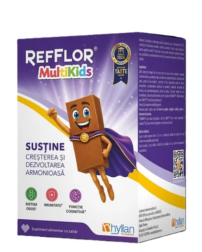 REFFLOR MULTIKIDS 30 TABLETE CIOCOLATA HYLLAN