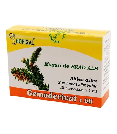 Gemoderivat din muguri de brad alb, 30 monodoze x 1.5ml, Hofigal