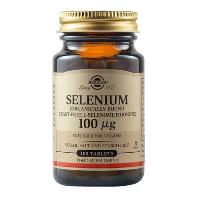 SOLGAR SELENIU 100MCG 100 TABLETE