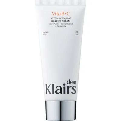 Crema de fata hidratanta, Vita B+C Vitamin Toning Barrier Cream, 60 g, Klairs