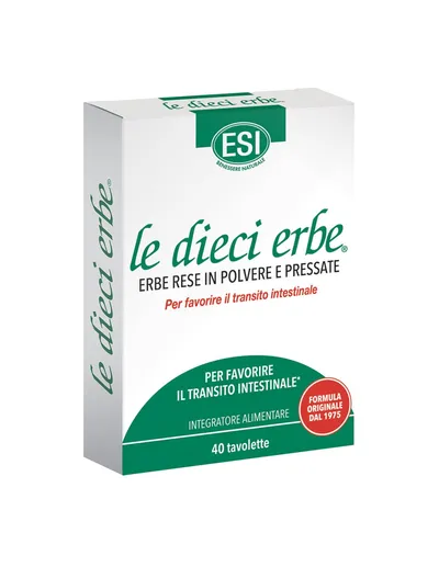 Le Dieci Erbe, 40 Tablete, ESI